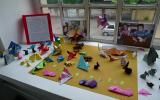 Modele wykonane przez Koło Origami PAPIEROWE SKŁADANKI SP 199 (fot. BP)